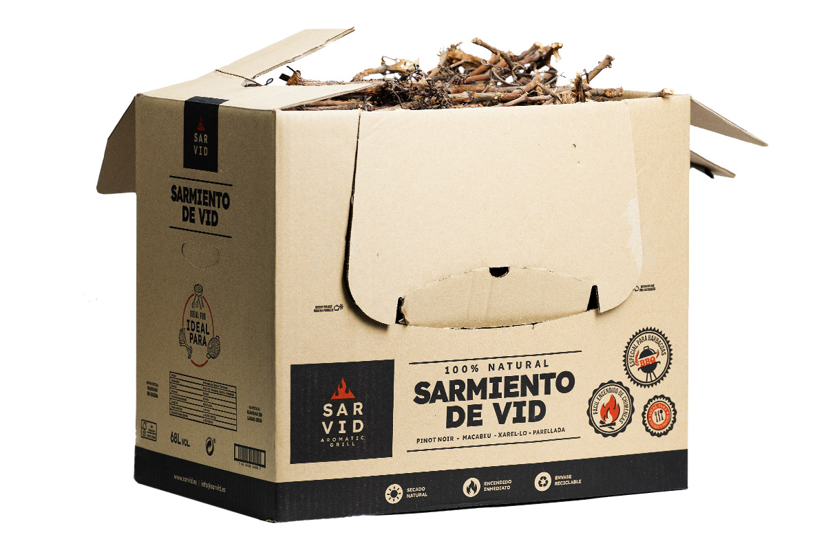 Caja de sarmiento en rama (68 litros)